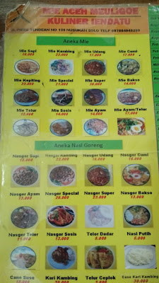 Warung Mie Aceh Meuligoe solo