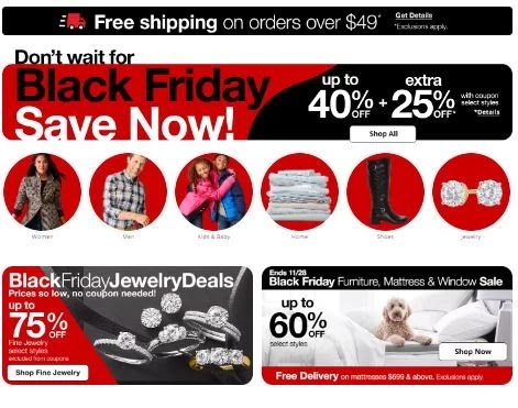 JCPenney and receive up to 50% OFF Black Fr