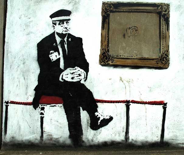 Banksy Graffiti Drawing | Beautiful Street art Seen On www.coolpicturegallery.us