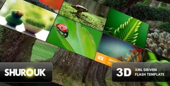 3D Flash Template – Shurouk – RIP – Activeden