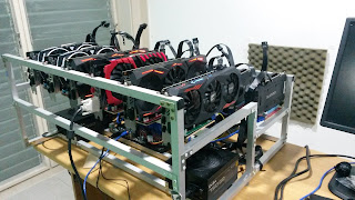 Rig de 13 GPU Nvidia para minar monedas virtuales: Ethereum (ETH), Ethereum Classic (ETC), Zcash (ZEC) y Monero (XMR)