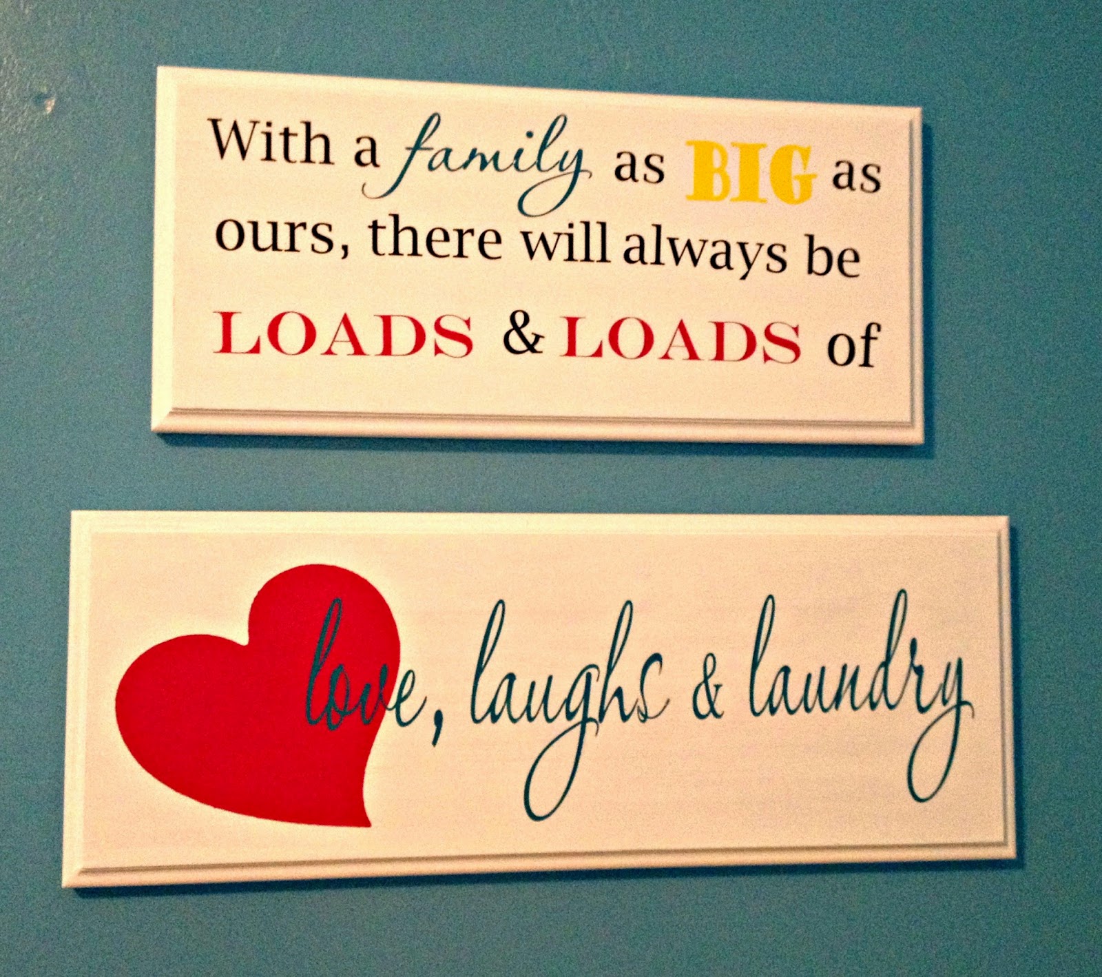 Make It Scrappin : Laundry Room Quotes