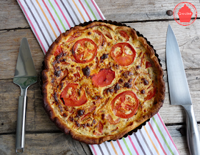 tarte thon tomates moutarde été