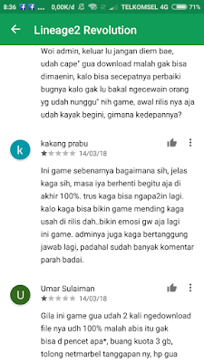 Tanggapan pengguna di Playstore (5)