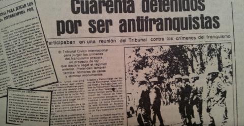 El Tribunal Internacional contra el franquismo trató de frenar una transición basada en el olvido