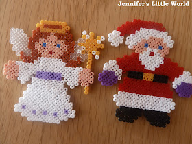 Mini Hama bead Christmas crafts