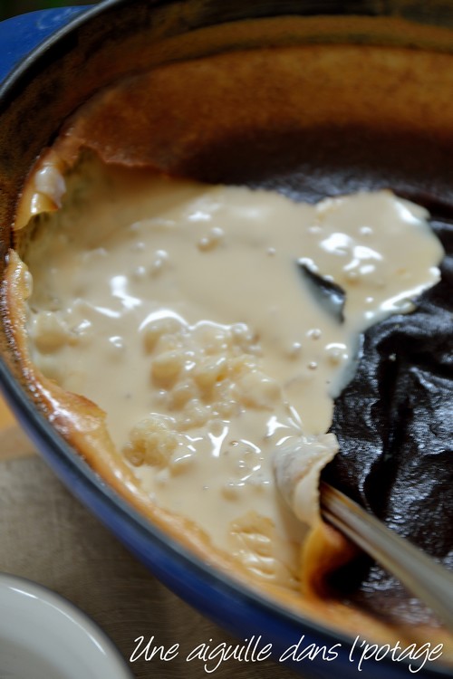 Une Aiguille Dans L Potage Riz Au Lait Crémeux à L