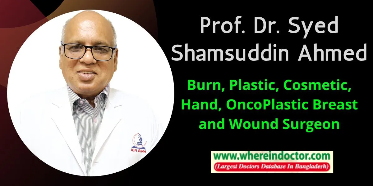 Prof. Dr. Syed Shamsuddin Ahmed