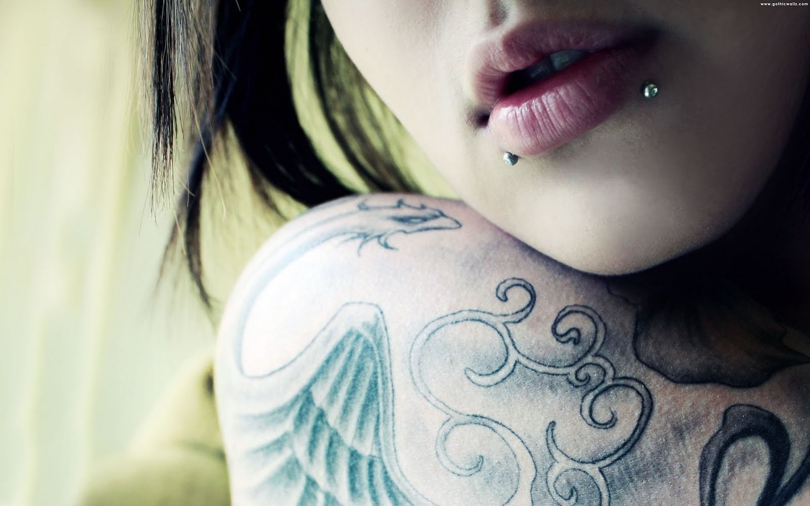 Tattoo Goth Girl | Dark Gothic Wallpaper Download