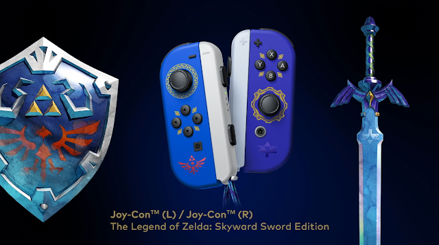 Joy-Con The Legend of Zelda: Skyward Sword Edition Hylian Shield Master Sword