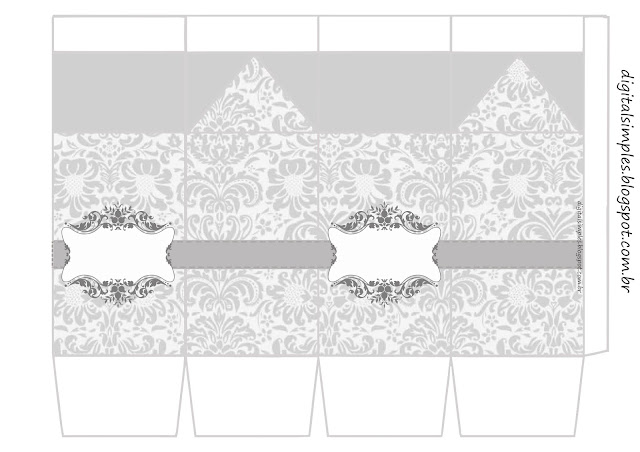 Silver Arabesques: Free Printable Boxes. 