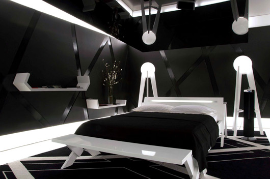 Black and White Bedroom