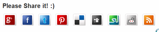 Flipper Social Sharing Widget for Blogger