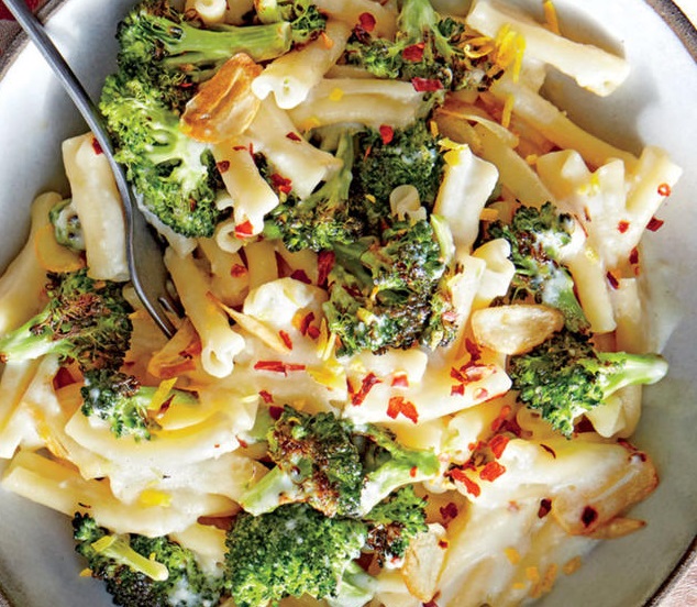 How to Make Pasta with Charred Broccoli Feta with Lemon