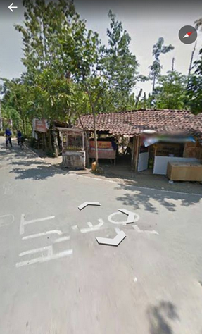 Desa Kalimade Kesesi Dilihat dari Google Earth