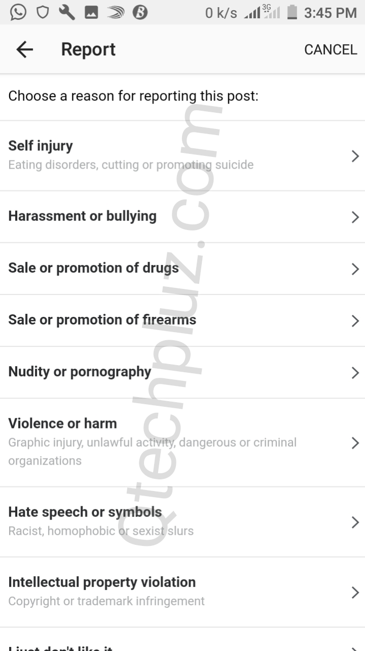 Report Instagram Photos and Videos or Posts 