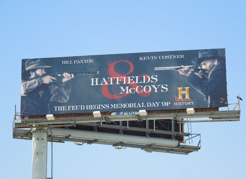 Hatfields McCoys History billboard