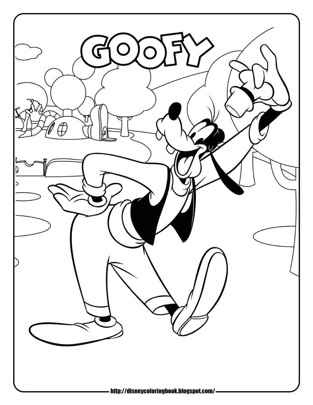 Mickey Mouse Clubhouse Coloring Pages