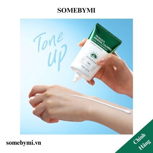 tác dụng Kem chống nắng nâng tone da SOME BY MI Truecica Mineral Calming Tone-up Suncream