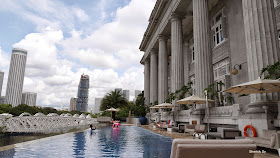 Swimming Pool at Fullerton Hotel, Singapore