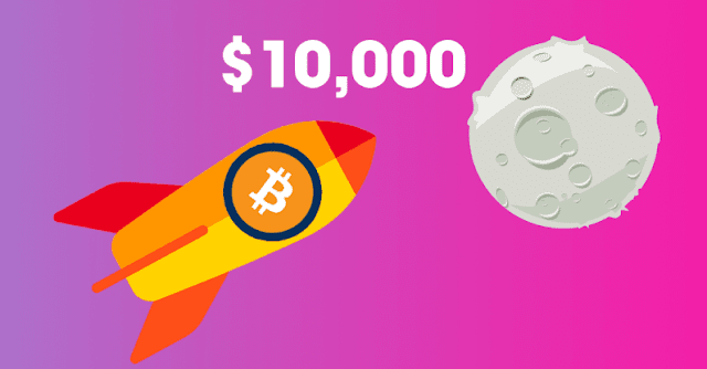 Bitcoin has hit @10000 in value