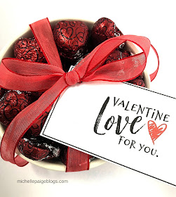 Free Printable Valentine Tags @michellepaigeblogs.com