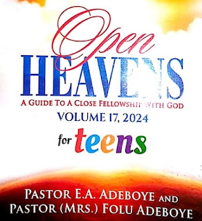 Open heavens for teen