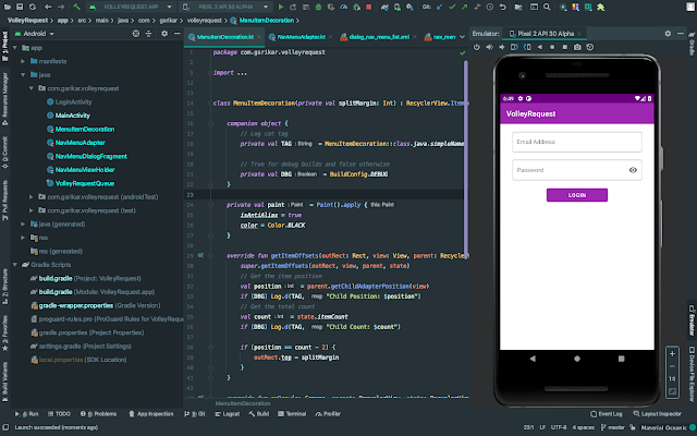 android studio emulator tool window