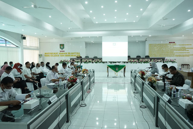 Kunker Anggota DPRD Provsu ke Pemerintah Kabupaten Asahan.