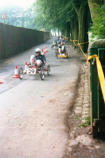 Pedal car race at Moss Bank Park