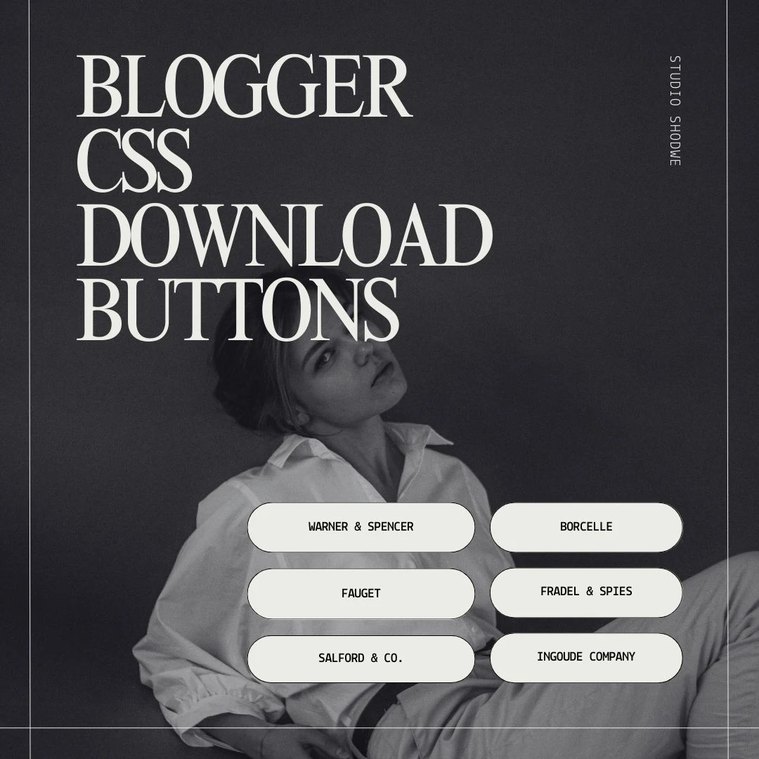 css buttons html blogger
