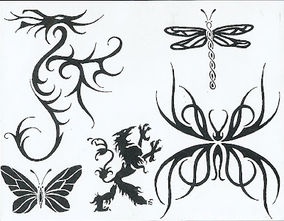 tribal rose tattoo designs. Free tattoo designs tribal