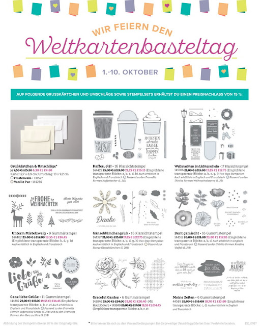 Stampin Up Sonderaktion zum Weltkartenbasteltag!