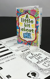 Students love this hands-on and doodle mini-book. They answer questions about themselves and then they create a doodle mini-book. It's a great first day of school activity!