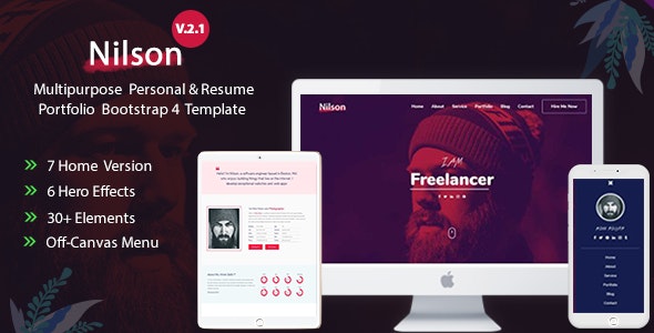 Multipurpose Personal Resume & Portfolio Template