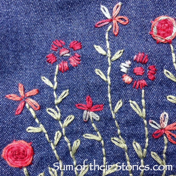 simple pocket embroidery design