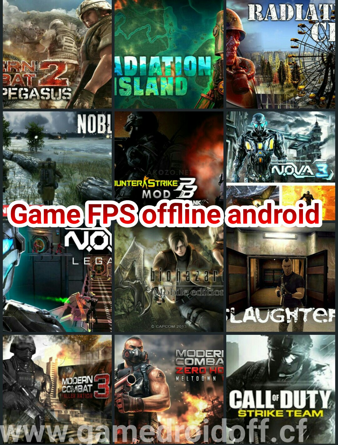 Kumpulan game FPS android offline terbaru 12 game apk ...