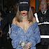 Rihanna goes braless and almost lets her top slip in London (photos) 