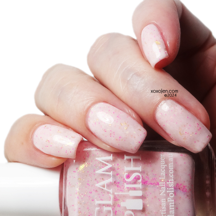 xoxoJen's swatch of Glam Polish On Wednesdays, We Wear Pink