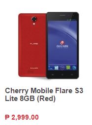 Cherry Mobile Flare S3 Lite