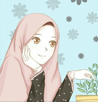 Gambar Kartun Muslimah Cantik