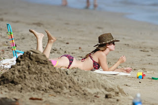 Rachel Bilson Bikini Photos in Beach