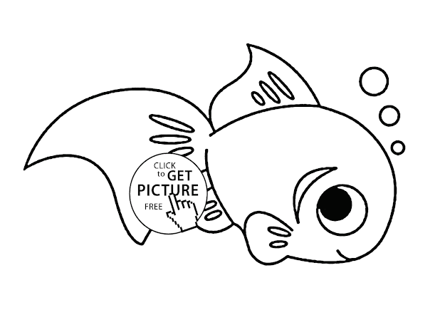 Cute Little Fish Coloring Page For Kids Animal Coloring Pages Printables  Free