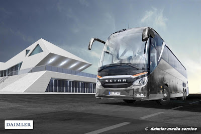  yaitu karoseri asal negara Jerman yang sudah sangat populer di dunia bus Internasional New SETRA TOPCLASS 500 Legendaris baru