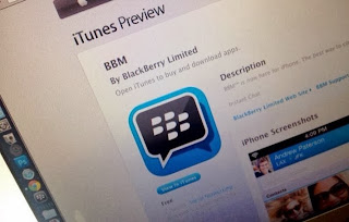 BBM for iPhone Di-update Ulang