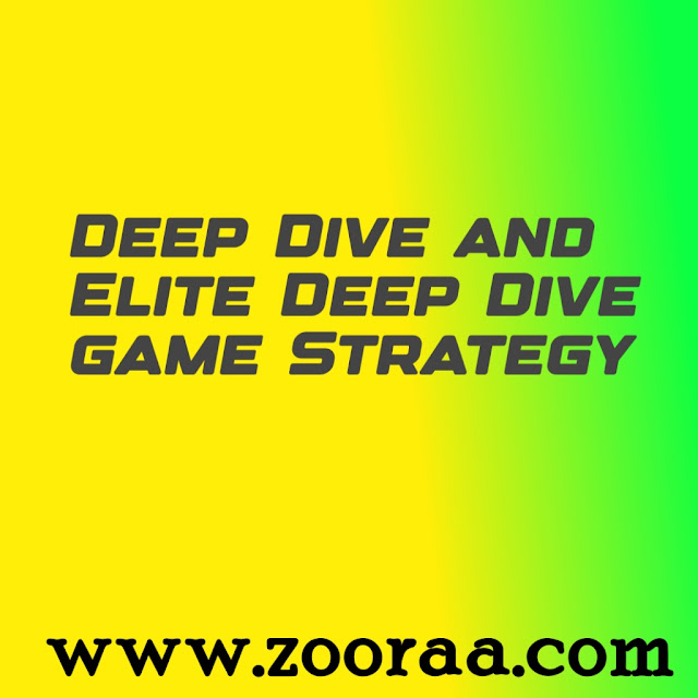 Deep Dive and Elite Deep Dive game Strategy