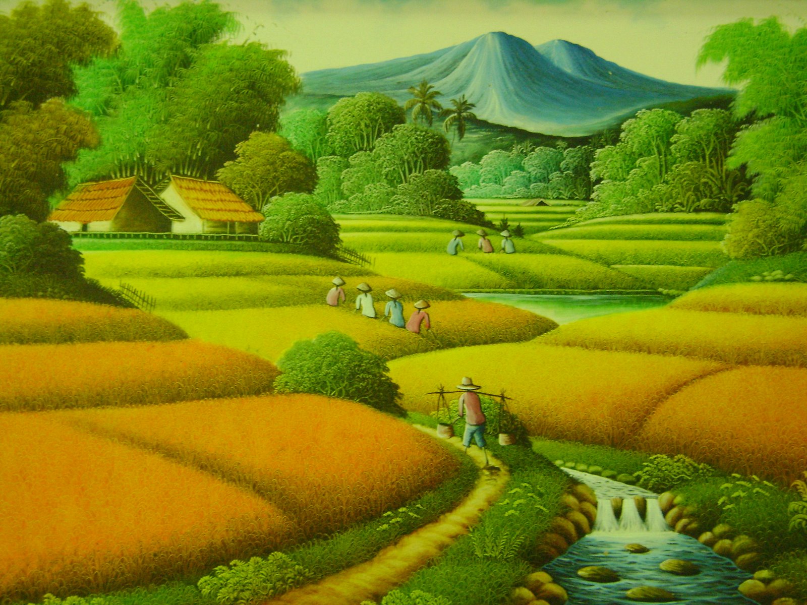 Gambar Lukisan Manusia Dengan Alam Sekitarnya Koleksi Gambar Lukisan Manusia Dengan Alam Sekitarnya Koleksi