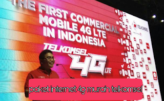 Harga Paket Internet Telkomsel 4G Murah 2017