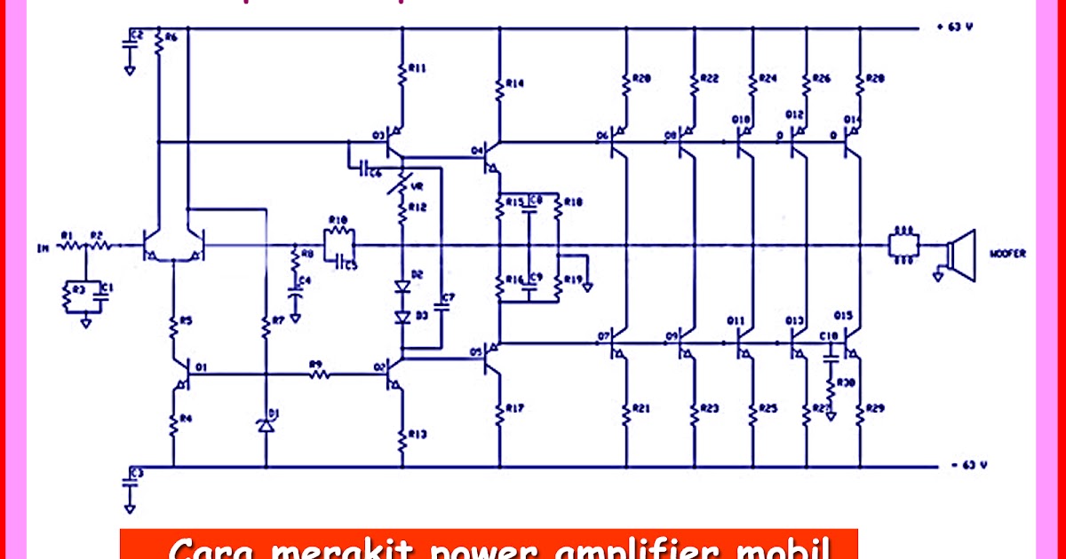 Baru Rangkaian Inverter Power Ampli Mobil, Skema Inverter