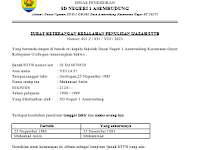 Surat Keterangan Kesalahan Penulisan Ijazaha/STTB